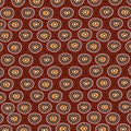 Aboriginal art vector dot background. Royalty Free Stock Photo