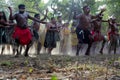 Aboriginal Australians Ceremonial dance in Laura Quinkan Dance Festival Cape York Queensland Australia