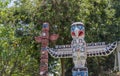 Aboriginal bird sculpture statue