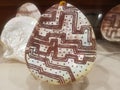 Aboriginal carving on pearl shell