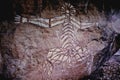 Aboriginal cave mural