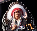 Aboriginal Chief With Headdress