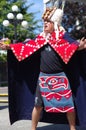 Aboriginal dancer from Coast Salish territories