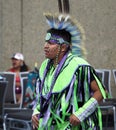 Aboriginal Dancer At Pow Wow