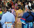 Aboriginal Dancers At Pow Wow