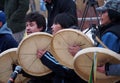 Aboriginal Drummers Royalty Free Stock Photo