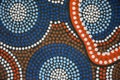 Aboriginal garment in detail Royalty Free Stock Photo