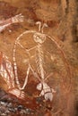 Aboriginal rock art Royalty Free Stock Photo