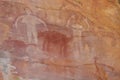 Aboriginal Rock Art Royalty Free Stock Photo