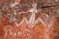 Aboriginal rock art, Australia Royalty Free Stock Photo
