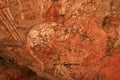 Aboriginal Rock Art , Australia Royalty Free Stock Photo