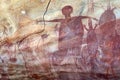 Aboriginal Rock Painting Royalty Free Stock Photo