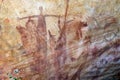 Aboriginal Rock Painting Royalty Free Stock Photo