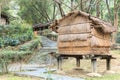 Aboriginal Taiwanese home at the Taiwan Indigenous People Cultural Park in Pintung county, Taiwan