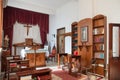 Interior of Arabic Christian church in Aboud Village