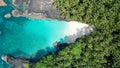 The amazing bateria beach at ilheu das rolas at Sao Tome,Africa