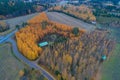 Above autumn Finland aerial photography Royalty Free Stock Photo