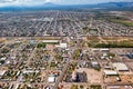 Above the Border at Douglas, Arizona Royalty Free Stock Photo