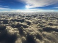 Above the clouds - cloudscape Royalty Free Stock Photo