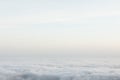 Above the clouds, minimalism nature background