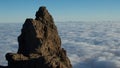 Above the clouds and Pico Las Nieves Royalty Free Stock Photo