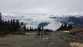 Above the clouds in Whistler bike park