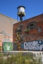 Above the DeQuindre Cut Greenway in Eastern Market Royalty Free Stock Photo