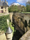 Castle Chateau de Breze in the Loire Valley France.