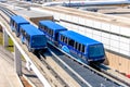 Above ground terminal connecting tram at IAH airport Royalty Free Stock Photo