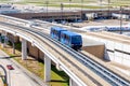 Above ground terminal connecting tram at IAH airport