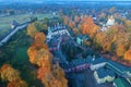 Above the Holy Dormition Pskovo-Pechersky Monastery Royalty Free Stock Photo