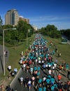 Above Marathon Runners Royalty Free Stock Photo