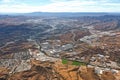 Above Nogales, Arizona looking into Nogales, Mexico