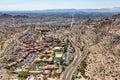 Above North Mountain looking south towards downtown Phoenix, Arizona