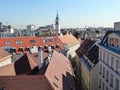 Above the roofs from Vienna Royalty Free Stock Photo