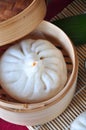 Above of Siopao Chinese Pork Bun Royalty Free Stock Photo