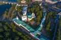 Above Spaso-Preobrazhenskiy monastery, Yaroslavl