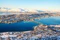 Tromso in Northern Norway Royalty Free Stock Photo