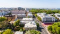 Above view of Hrushevskoho street in Kiev city