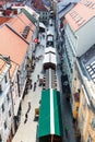 Above view of Michalska street in Bratislava