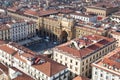 Above view of Piazza della Repubblica in Florence