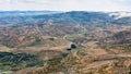 Above view of rural landscape of Promised Land