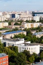 Above view of urban living area Royalty Free Stock Photo