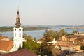 Above view of the Zemun quarter Royalty Free Stock Photo