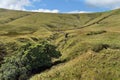 Above Whitemoor Clough in Edale valley Royalty Free Stock Photo