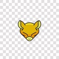 abra icon sign and symbol. abra color icon for website design and mobile app development. Simple Element from pokemon go