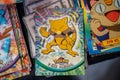 Abra, Pokemon playing cards at the flea market.