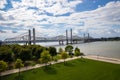 The Abraham Lincoln Bridge in Louisville, KY.