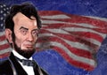 Abraham Lincoln digital illustration