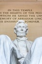 Abraham Lincoln Memorial Sitting Chair famous Landmark Closeup P